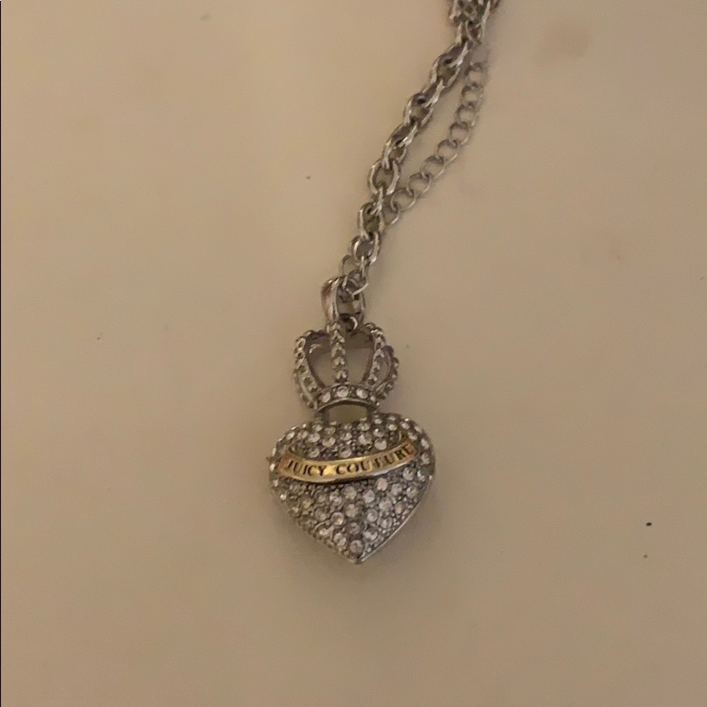 Juicy Couture silver necklace